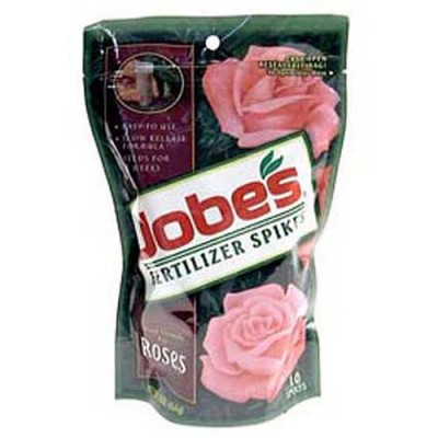 Jobe's Rose Fertilizer Spikes 9-12-9 10 Pack   551510416
